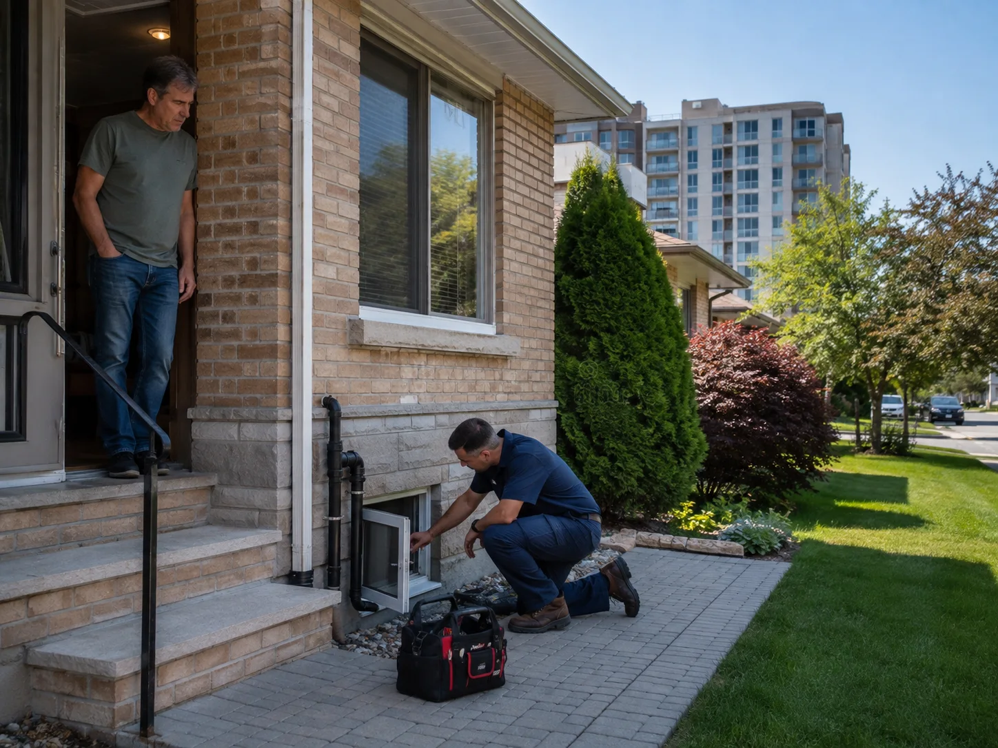 Plumber and Drain Cleaning Etobicoke Toronto in a Toronto property