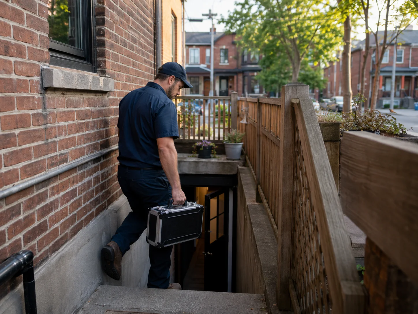 Plumber and Drain Cleaning Leslieville and Riverdale Toronto in a Toronto property