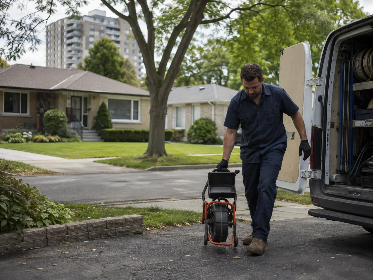 Plumber and Drain Cleaning Scarborough Toronto in a Toronto property