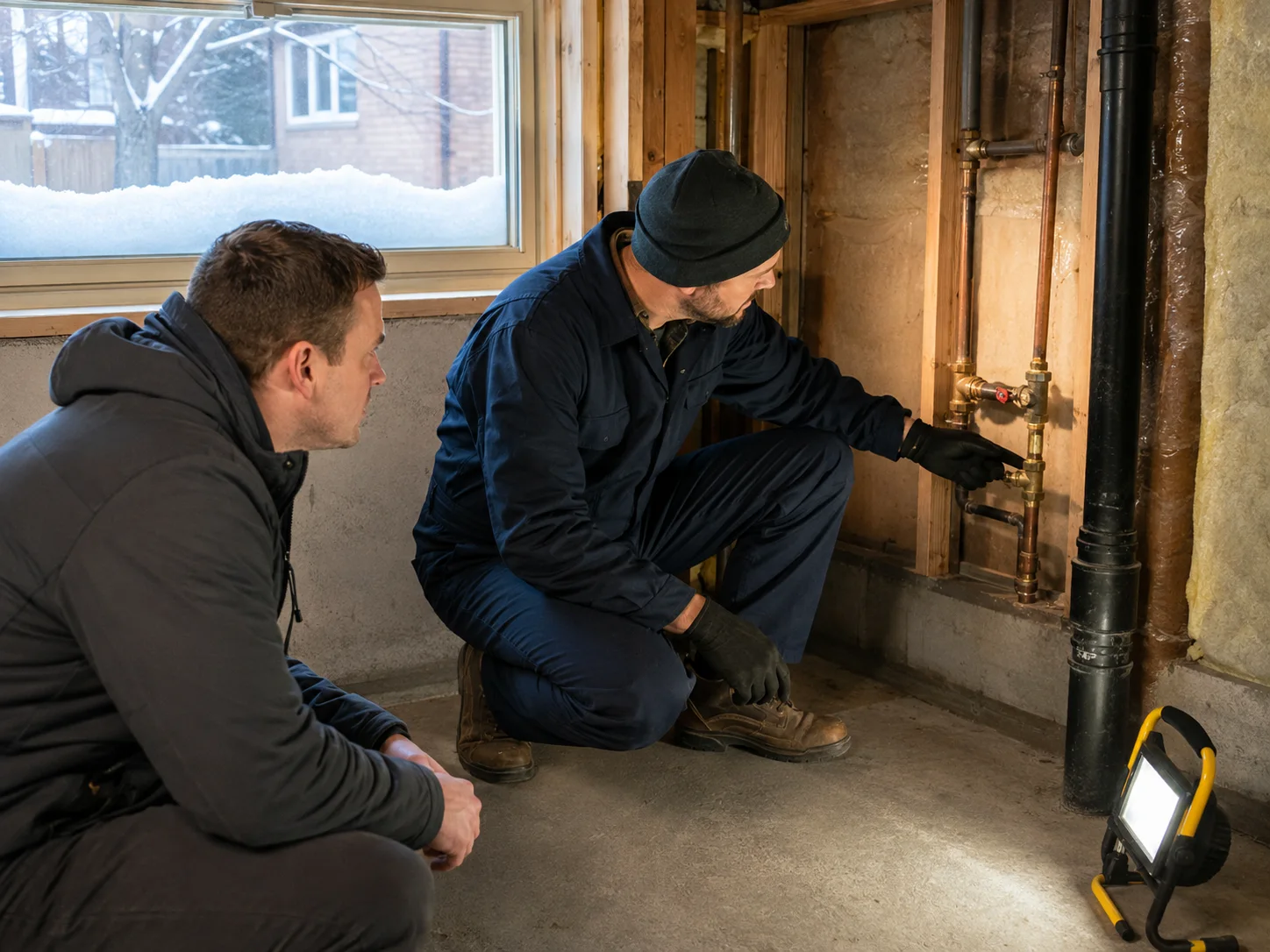 Frozen Pipe Risks in Toronto Homes and How to Prepare for a Service Call
