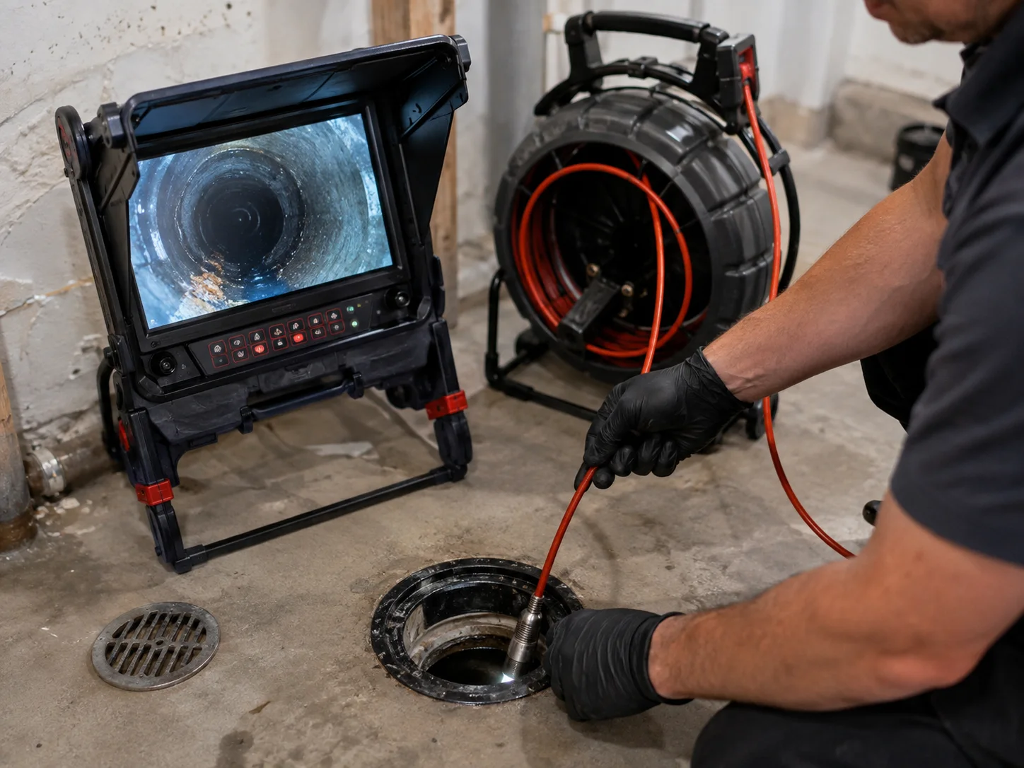 Video Drain Camera Inspection Toronto in a Toronto property