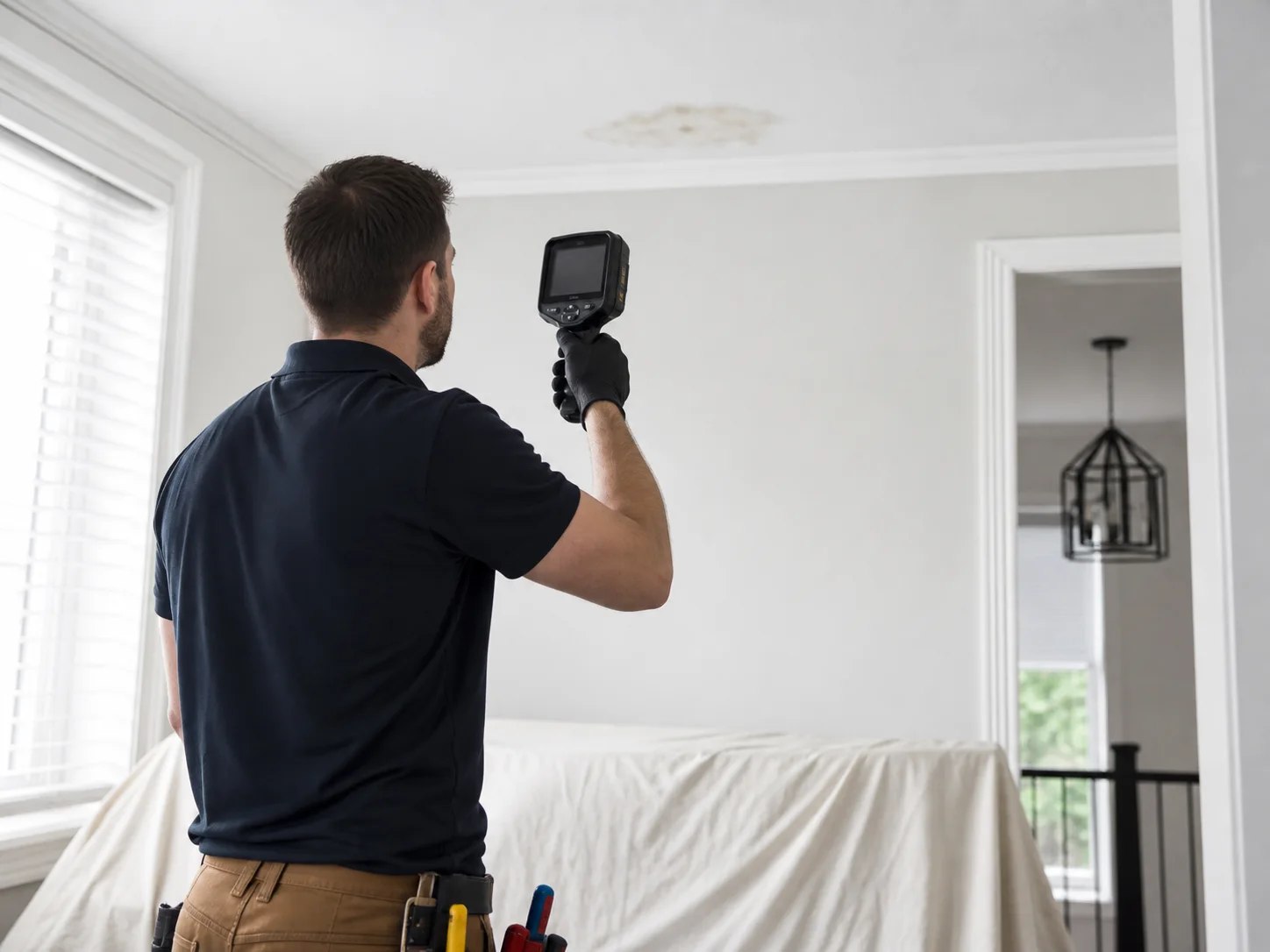 Pipe Leak Behind a Wall or Ceiling in Toronto in a Toronto property