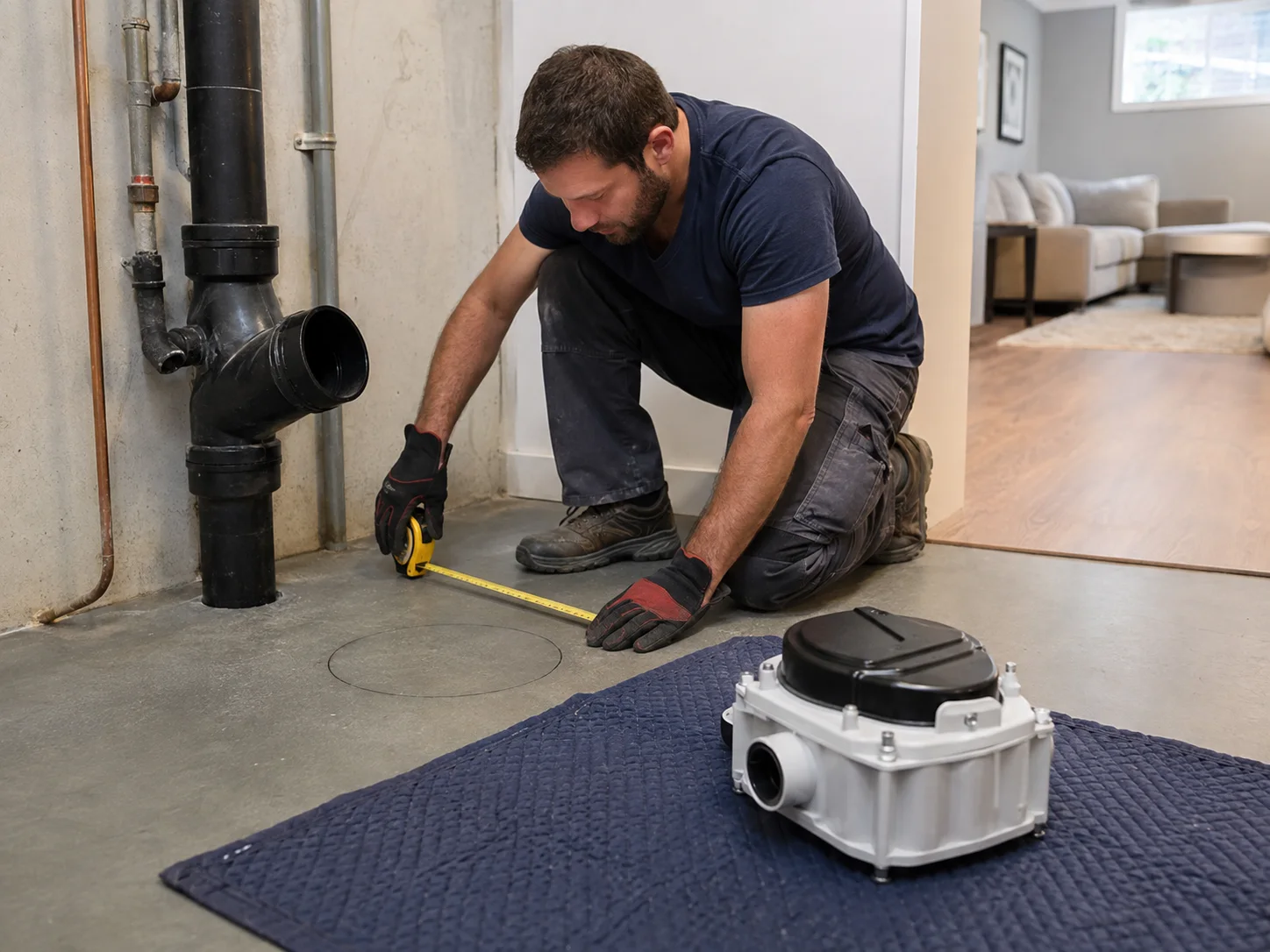 Backwater Valve Installation Toronto in a Toronto property