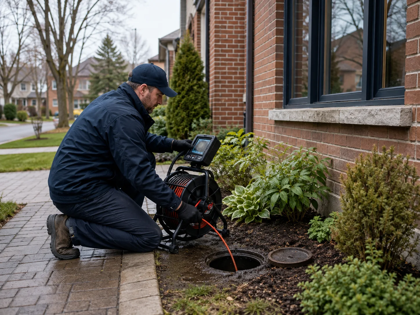 Sewer Line Inspection and Repair Toronto in a Toronto property